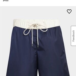 Moncler
Men's Nylon Contrast-Band Swim Shorts